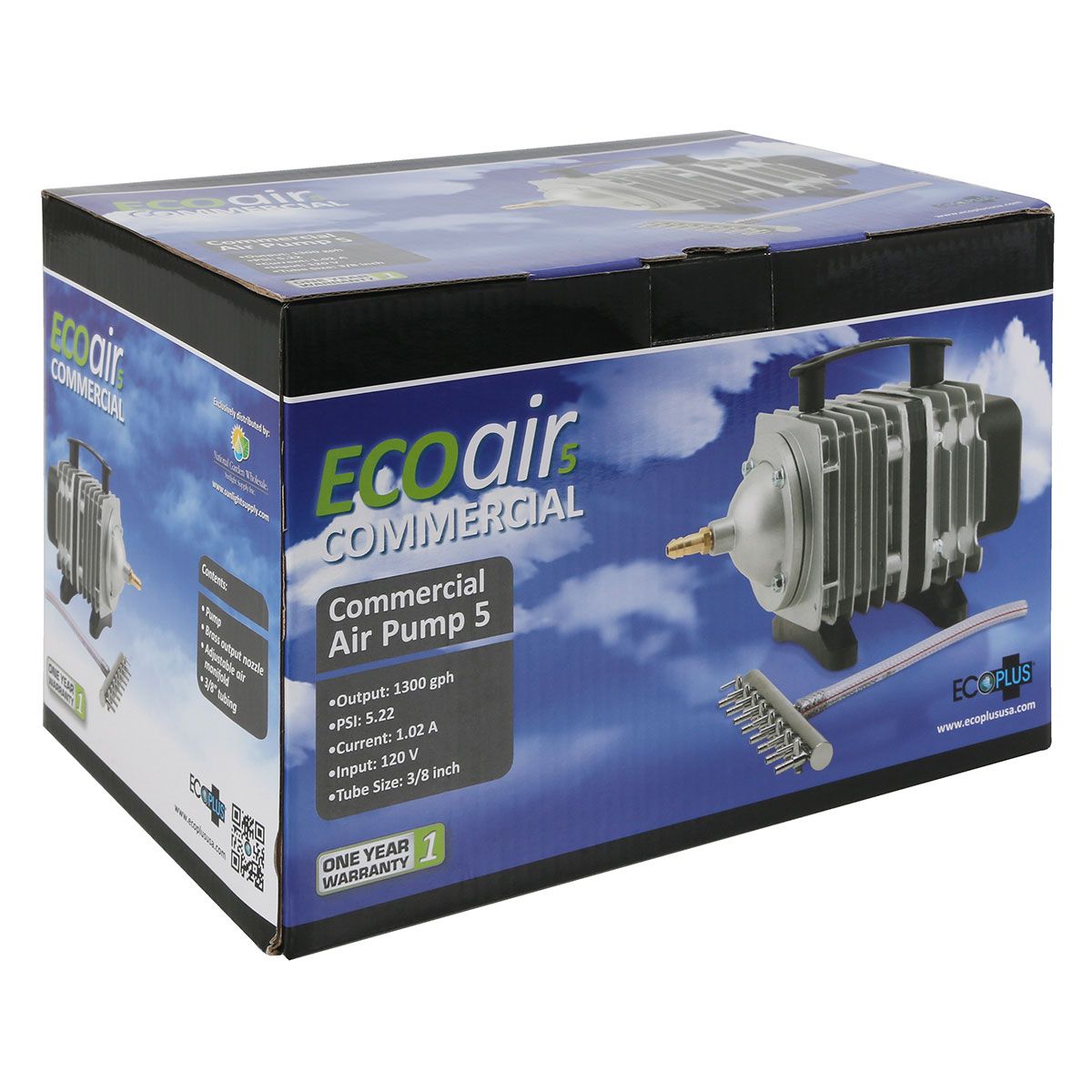 EcoPlus - Commercial Air5 80W 1 Outlet 1300GPH