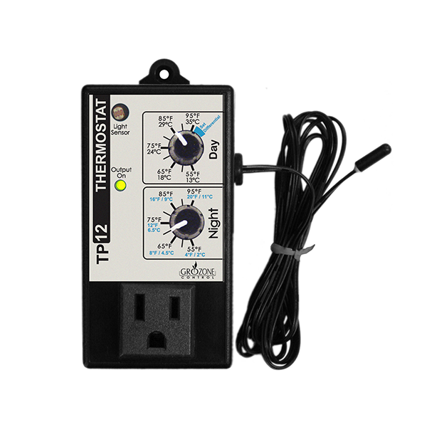 Growzone Control - TP12 - Adjustable Differential DAY/NIGHT Tempstat