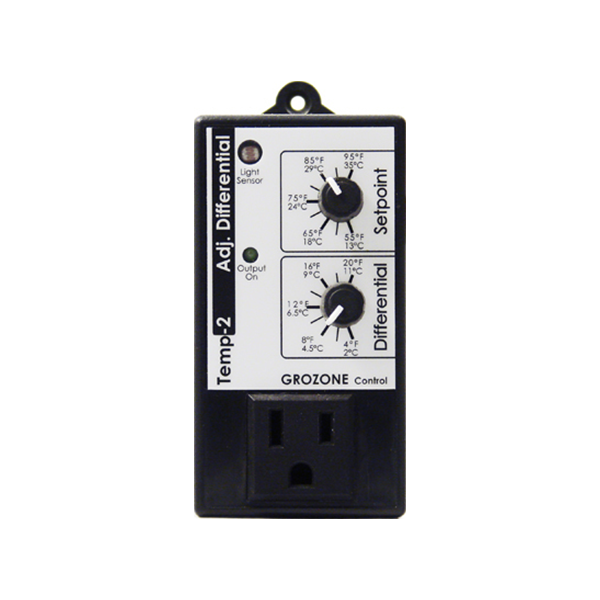 Growzone Control - TP2 - Adjustable Differential Tempstat Temp-2