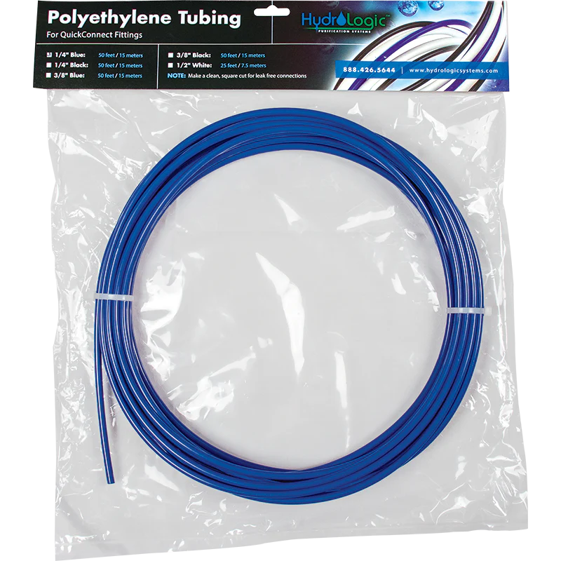HydroLogic - 1/4" Blue Tubing Pack 50'