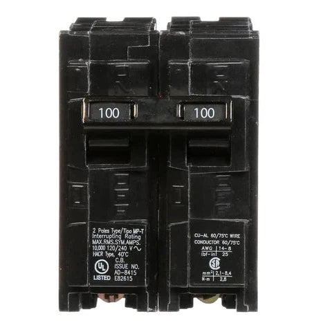 Siemens - 100 Amp Circuit Breaker