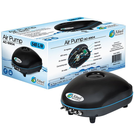 Alfred - Air Pump 4 Outlets 540L/H 5W