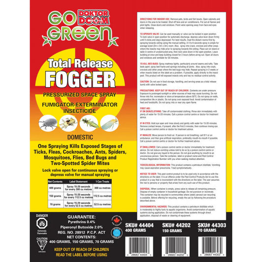 Doktor Doom - Go Green - Total Release Fogger