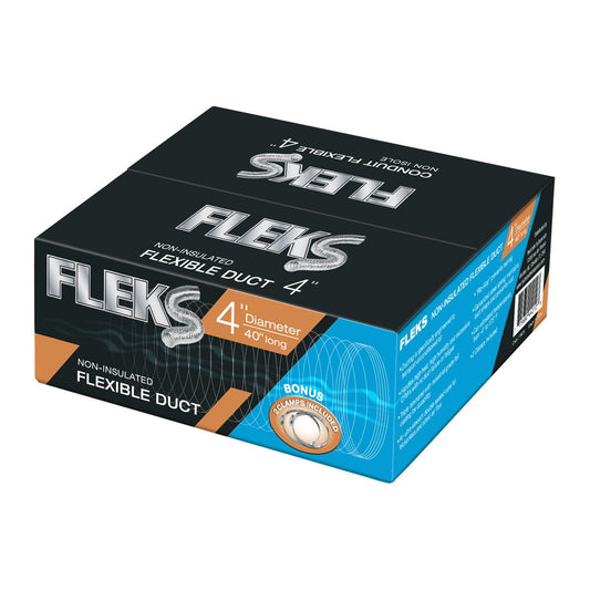 Fleks - 4" Ducting 1 Meter W/2 Clamps