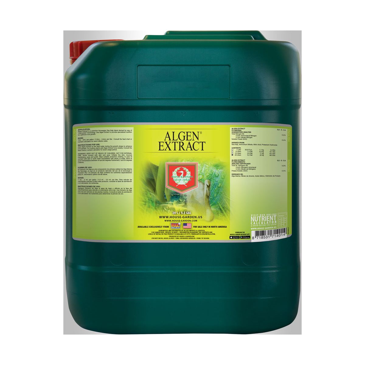 House & Garden - Algen Extract