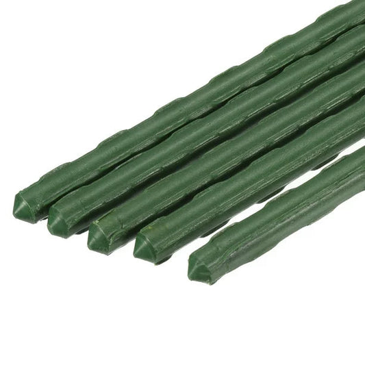 Plastic Coated Steel Garden Stakes (Green)