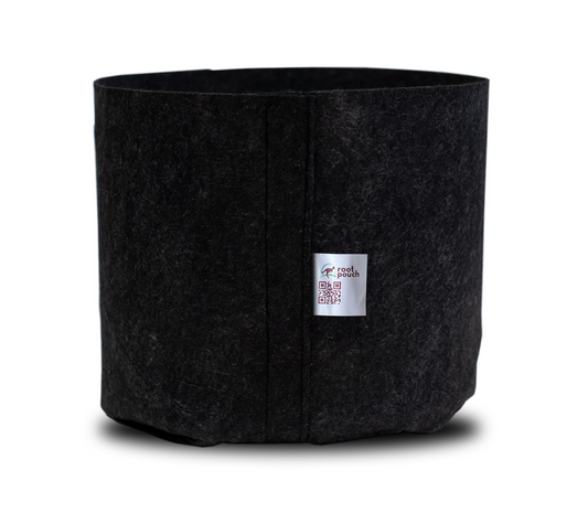 Root Pouch Fabric Pot Grow Bag, No Handles BLACK
