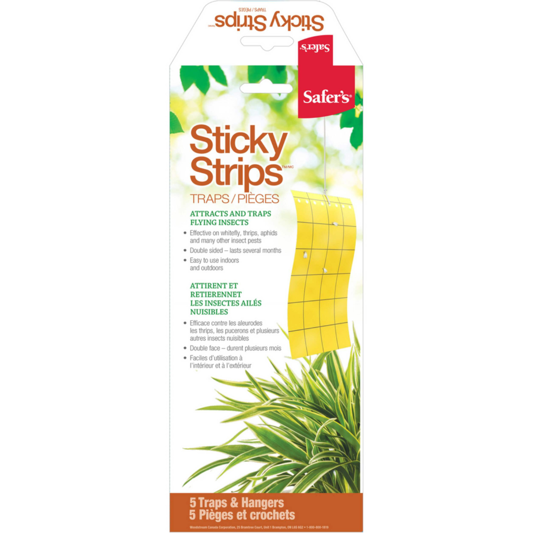 Safer’s® Sticky Strips™ Insect Traps (5 Traps & Hangers)