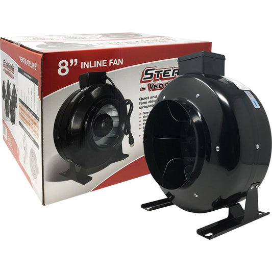 Stealth Ventilation - Inline Fan 120V 8" 720CFM
