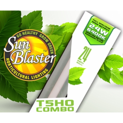 SunBlaster - T5HO Combo with Nanotech Reflector 24" / 54W
